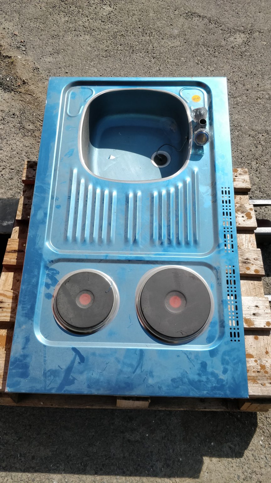 évier + plaques de cuisson MODERNA Métabatik